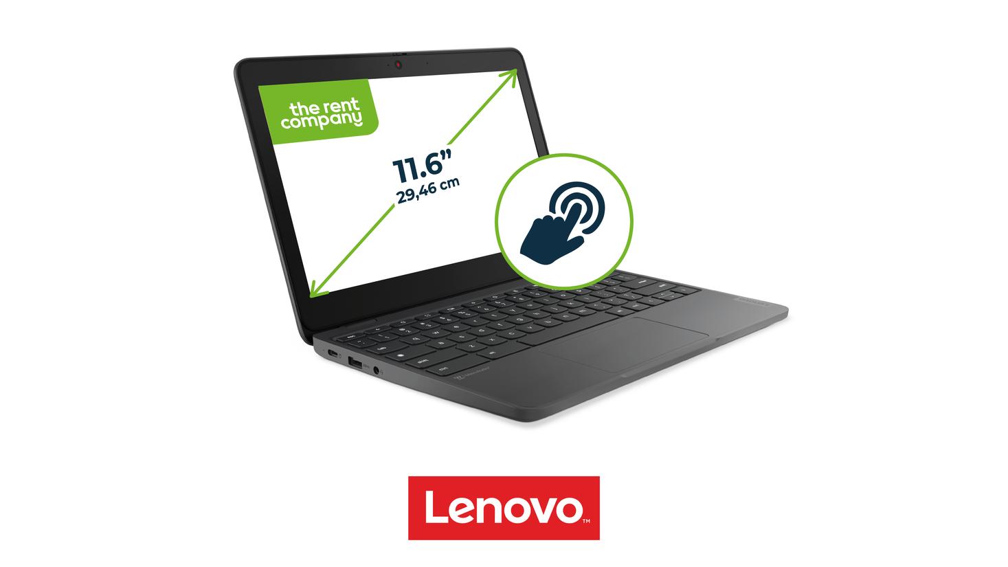 Lenovo 100e G4 - Intel N100 - 4GB - 32GB eMMC - 11,6" HD Touch - (36mnd | Koop)