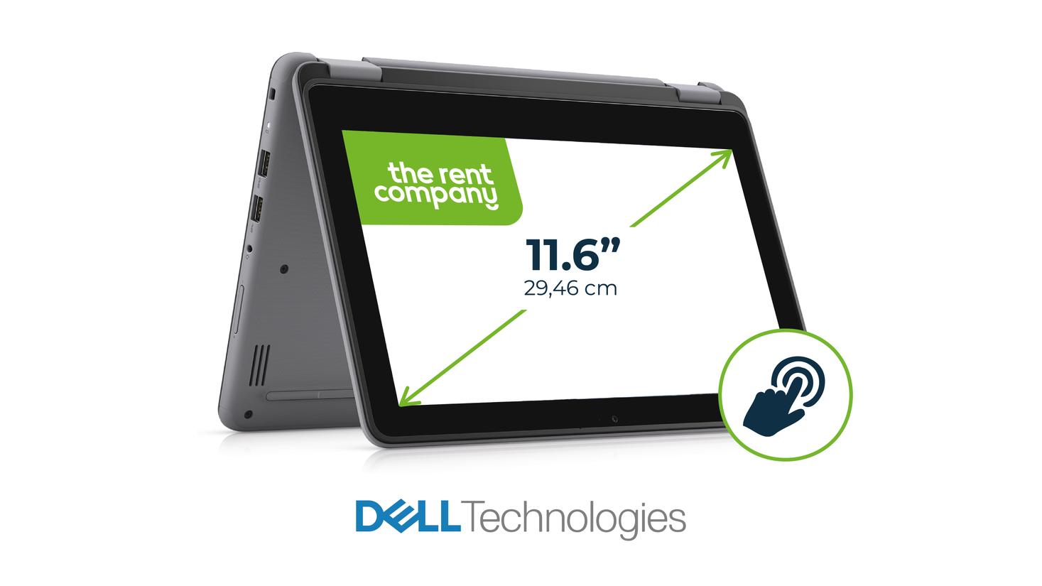Dell Latitude 3120 2-in-1 - Intel Pentium N6000 - 8GB - 128GB SSD - 11,6" HD Touch (60 mnd | Huur)