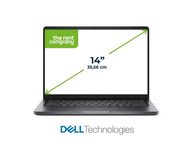 Dell Pro 14 - Intel Core 3-100U - 8GB - 256GB SSD - 14,0" WUXGA Non-Touch - 54WHr - AZERTY BE - 