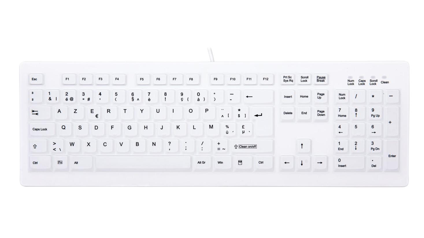 CHERRY Sanitizable PC Keyboard AK-C8100
