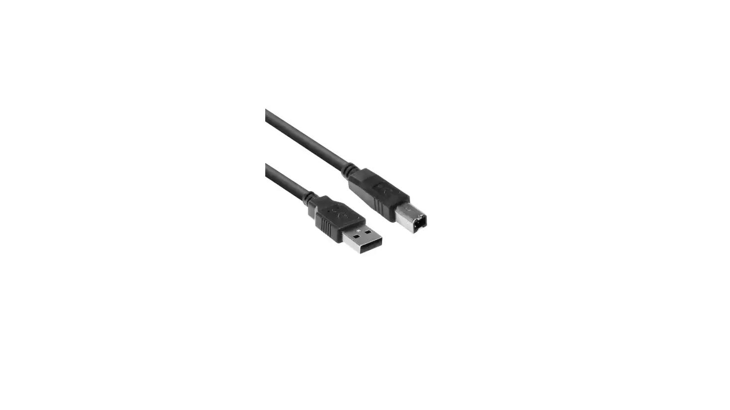 ACT USB-A male - USB-B male 0,50m