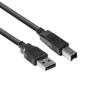 ACT USB-A male - USB-B male 0,50m