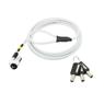 T Lock - Slim Rotating security lock - Key